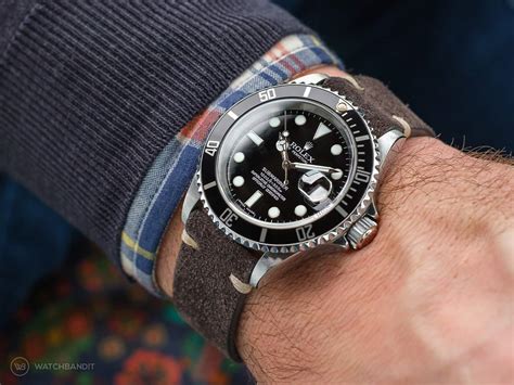 rolex submariner band|rolex submariner with nato strap.